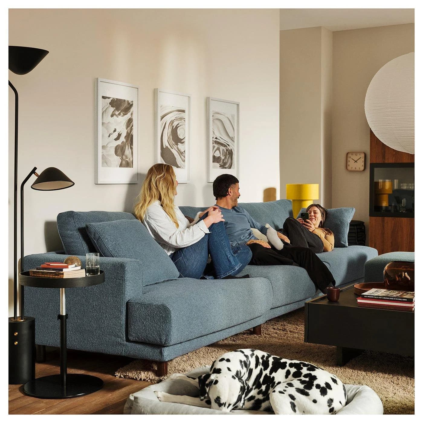 IKEA UPPÅKRA 1,5er-Sitzelement Dunkelgrau