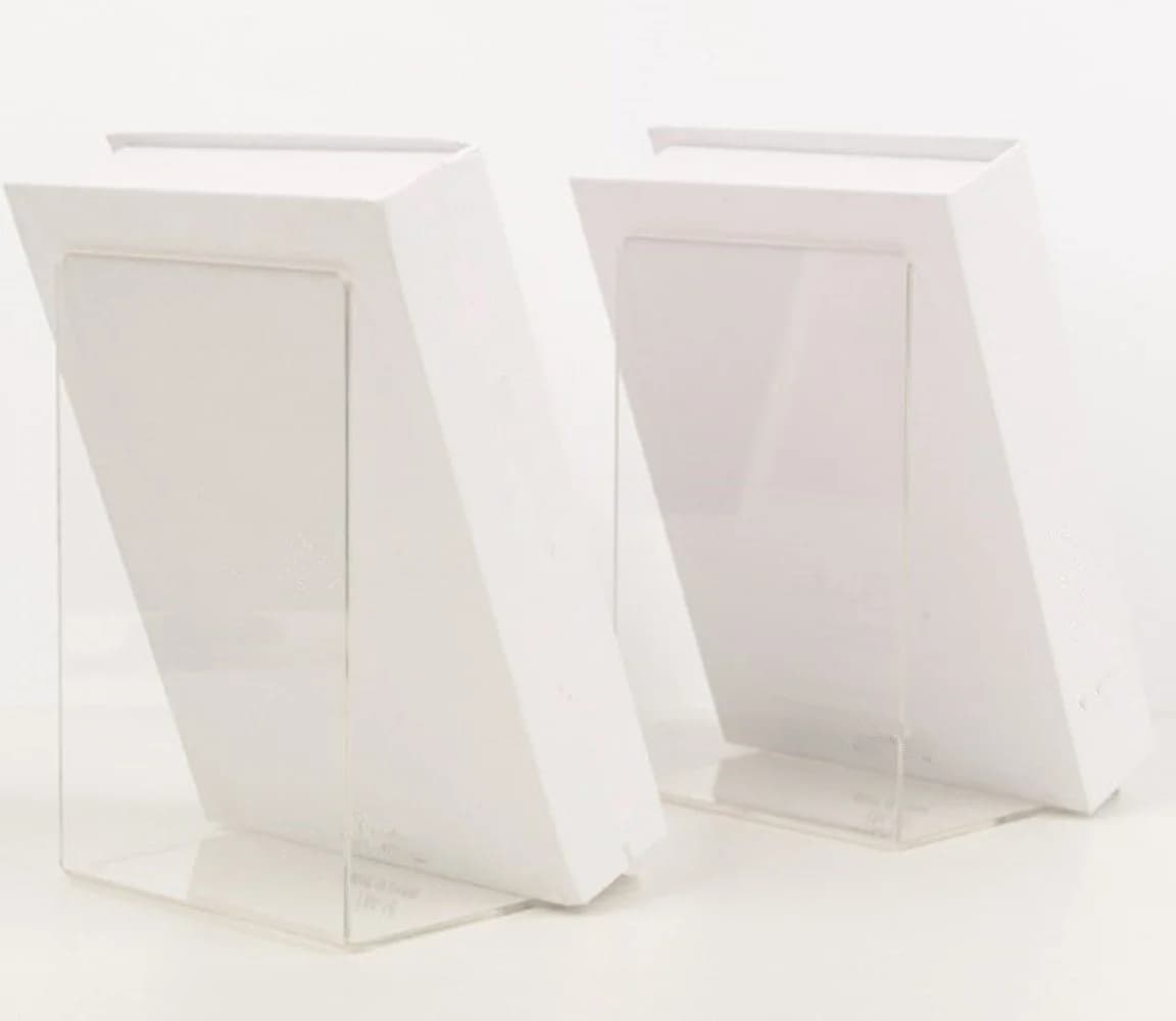 XDeer Buchstütze Klarer Buchständer aus Acryl, Transparente Buchstützen, Warenträger (4 St), als Buchstütze und Aufsteller, Tablet Halter - Bild 3
