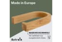 Astrein Toilettenpapierhalter Holz ohne Bohren Eiche Bild 5