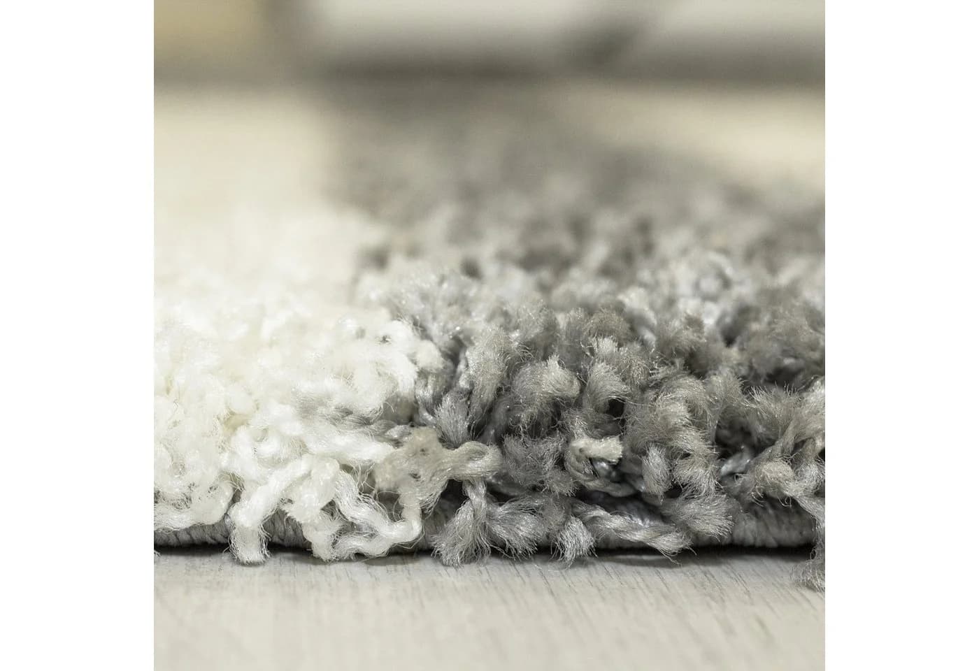 Stilvoll Günstig Hochflor-Teppich Kariertes Design 30 mm - Bild 4