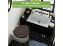 banjado WC-Sitz Anthrazit mit Absenkautomatik Motiv Schokobraun Bild 5