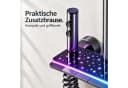 LuxaSteel Duschsystem mit LED, Digitalanzeige & 5 Strahlarten Grau Bild 5