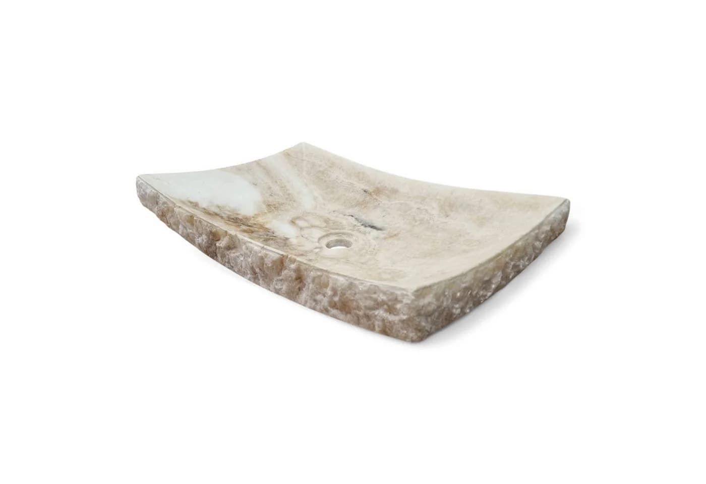 Kinaree Aufsatzwaschbecken Onyx-Marmor Zen Style - Bild 5