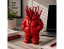 Alpha Electronics Stiftehalter 3D-Druck Hoodie Design Rot Moderner Organizer Bild 1