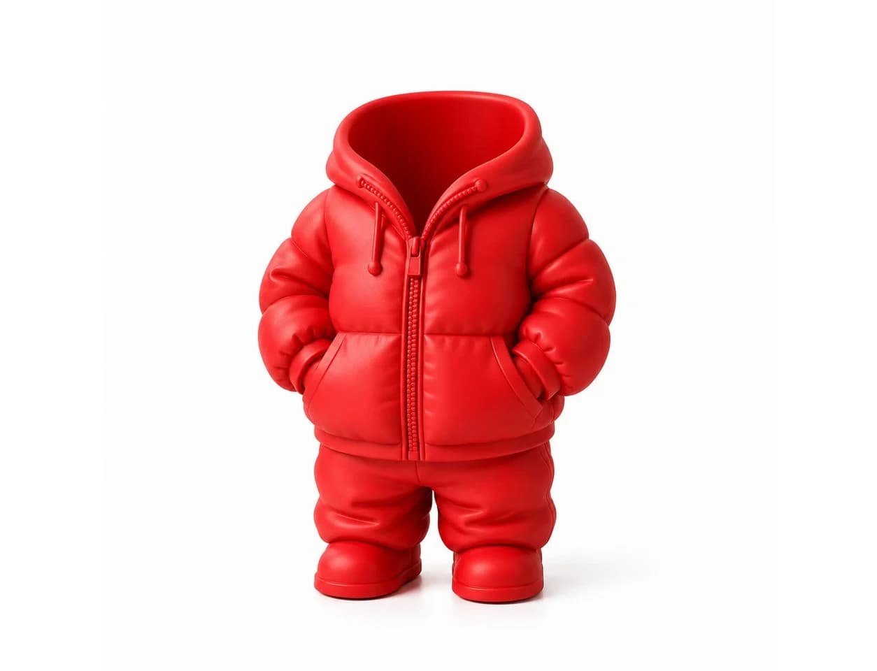 Alpha Electronics Stiftehalter 3D-Druck Hoodie Design Rot Moderner Organizer - Bild 2