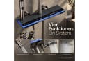 LuxaSteel Duscharmatur Duschsystem mit LED-Display & Wasserkraft Grau Bild 1