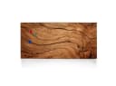 banjado Magnettafel Stahl mit Holz-Motiv, inkl. 4 Magnete Bild 2