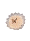 M-Diamant Kunstblumenstrauß Rosen Beige Hochwertige Deko Bild 1