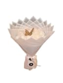 M-Diamant Kunstblumenstrauß Rosen Beige Hochwertige Deko Bild 3