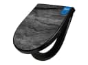 banjado WC-Sitz Premium D-Form Softclose Schiefer Platte Bild 2
