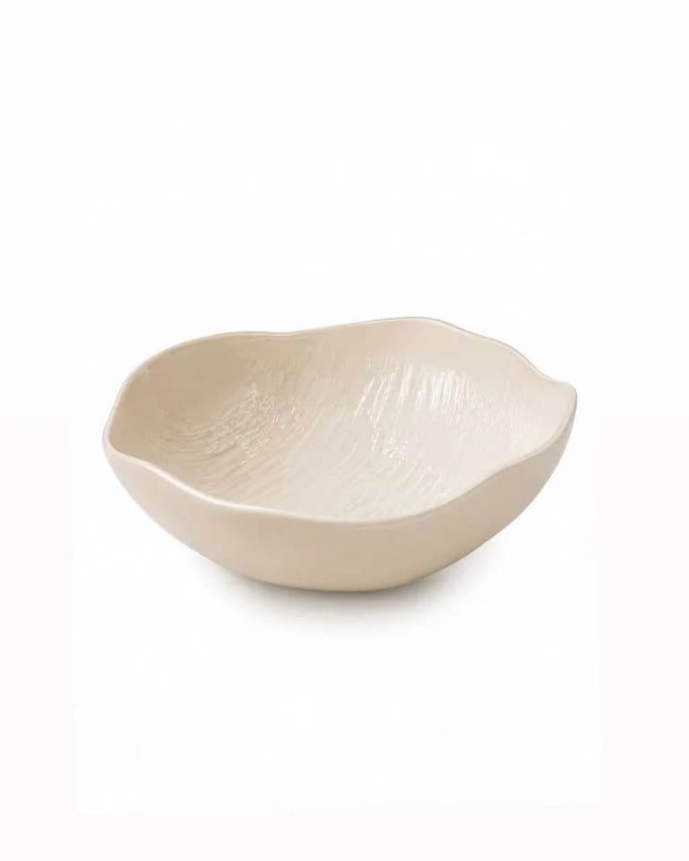 EKA Salatschüssel Cermico Beige Porzellan