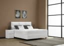 ABC Bedding Boxspringbett Zenza Voll-orthopädisch mit Topper & Bettkasten Creme Bild 1