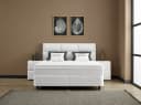ABC Bedding Boxspringbett Zenza Voll-orthopädisch mit Topper & Bettkasten Creme Bild 2
