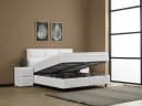 ABC Bedding Boxspringbett Zenza Voll-orthopädisch mit Topper & Bettkasten Creme Bild 3