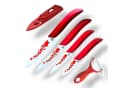 S-HubOla Keramik Messer Set 5-tlg. Sakura Rot Bild 2
