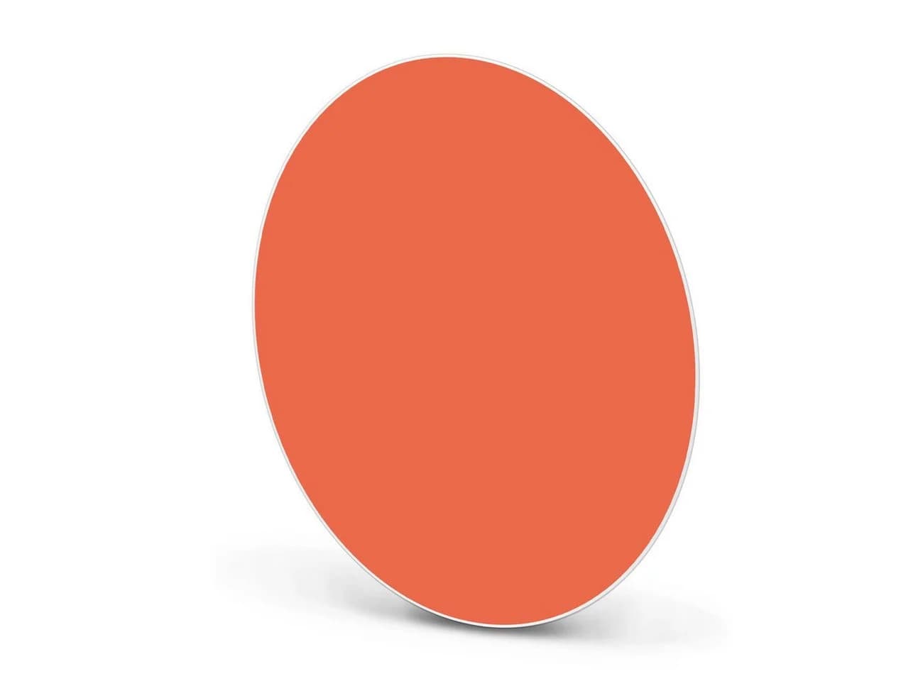 banjado Magnettafel Stahl Rund Orange mit 4 Magneten - Bild 5