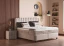 abc bedding Boxspringbett BRISTOL Beige mit Bettkasten & Matratze Bild 2
