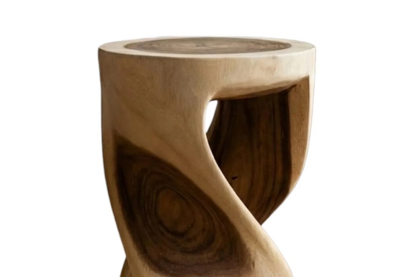Kinaree Couchtisch Massivholz Akazie Rund Gewachst - Bild 4