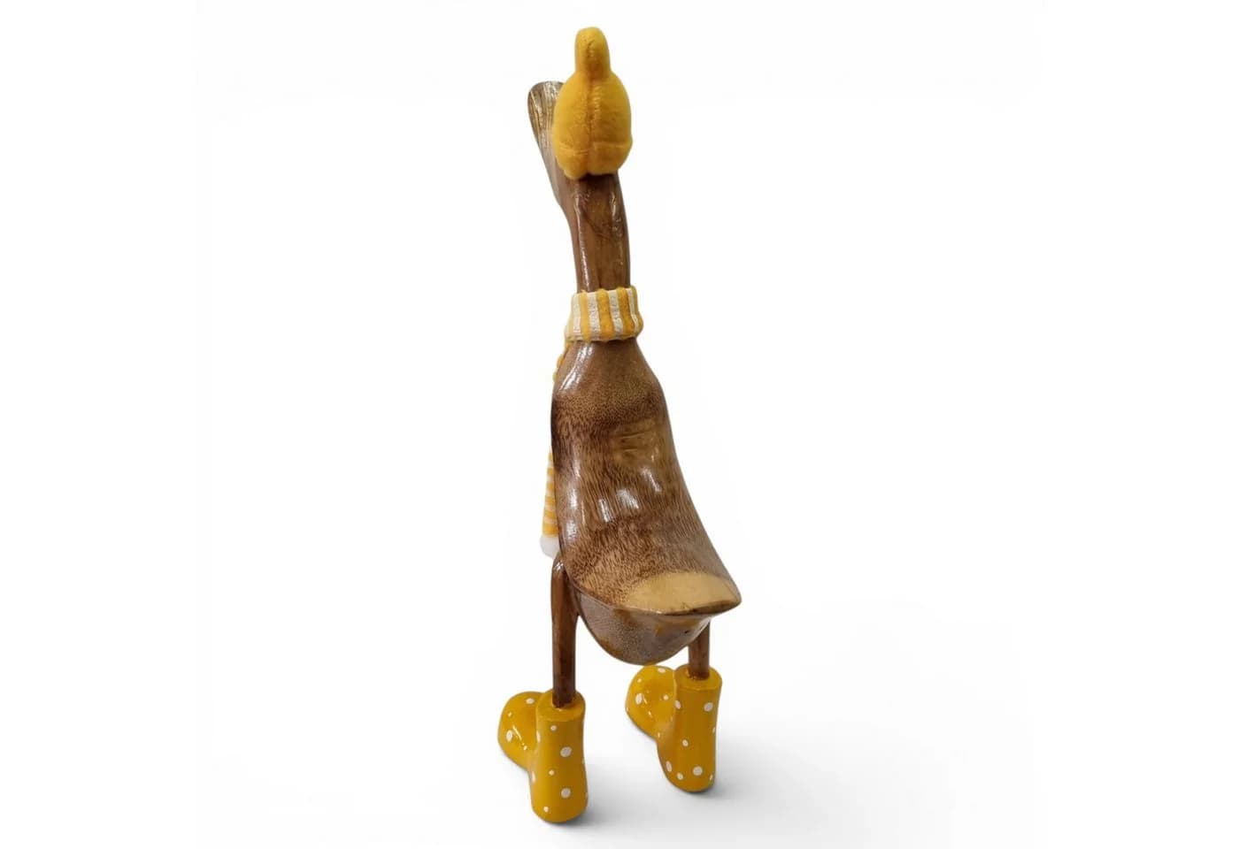 Kinaree Dekofigur Holzente Gelb mit Schal - Bild 5