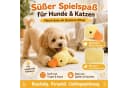 FLOCKI Pets™ Quietschendes Hundespielzeug Ente aus Baumwolle Bild 1