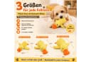 FLOCKI Pets™ Quietschendes Hundespielzeug Ente aus Baumwolle Bild 3