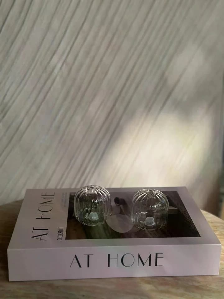 EmirtexHome Salz- / Pfefferstreuer Set 2er Glas Transparent