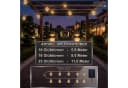 Norvéa Home Solar Lichterkette Außen Juteseil G40 Warmweiß IP44 Bild 5