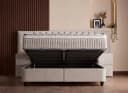 abc bedding Boxspringbett PENELOPE Beige mit Bettkasten Bild 1