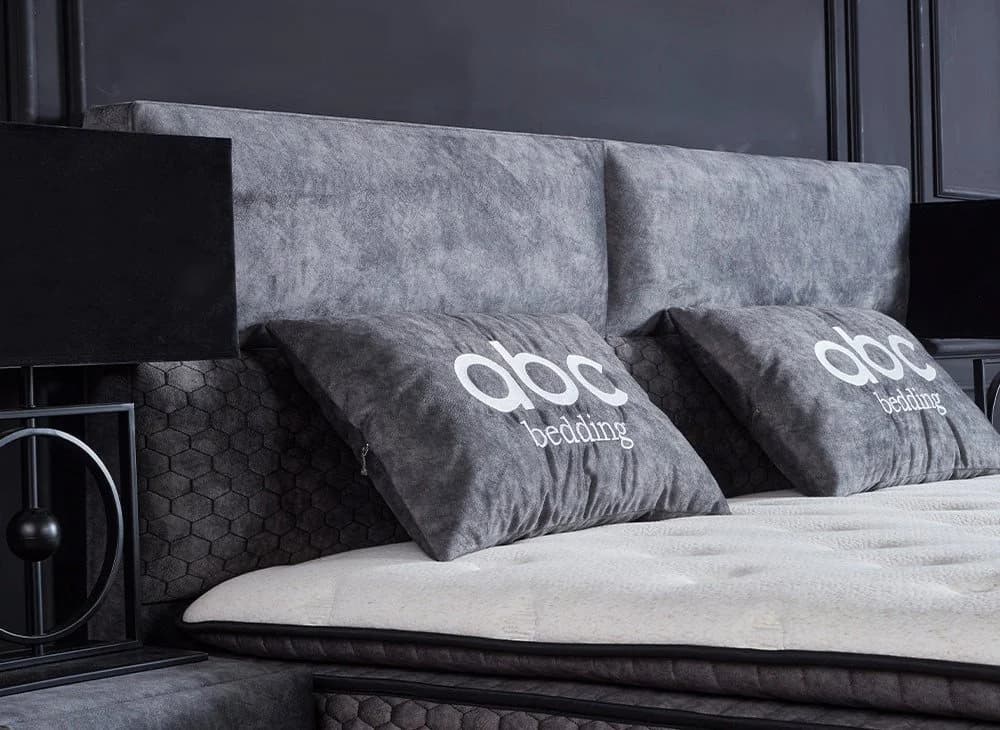 ABC Bedding Boxspringbett BABYLON Orthopädisch mit Alcantara Grau - Bild 4