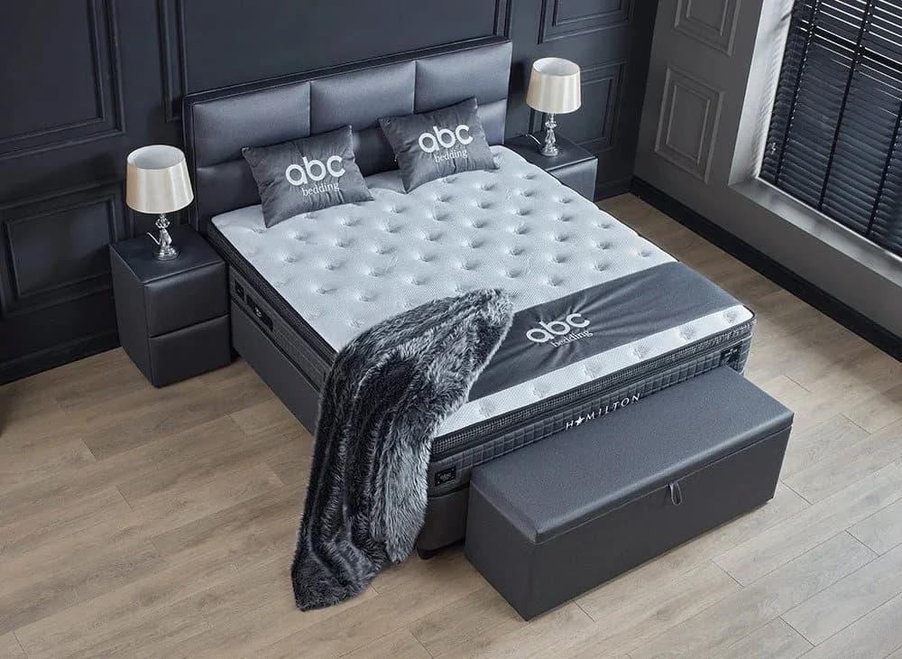 ABC Bedding Boxspringbett Hamilton Anthrazit mit Bettkasten - Bild 5