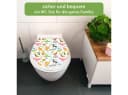 banjado WC-Sitz mit Kindersitz Motiv Fröhliche Tiere Weiß Bild 1