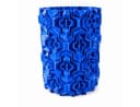Alpha Electronics Dekovase Geometrische Design Vase Blau 3D Druck Bild 2