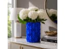 Alpha Electronics Dekovase Geometrische Design Vase Blau 3D Druck Bild 3