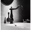 Kinaree Badarmatur Retro Messing Wasserhahn KARUL Schwarz Bild 2