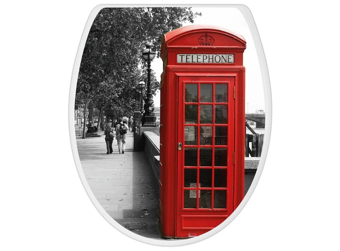 banjado WC-Sitz mit Absenkautomatik Motiv London Red Telephone - Bild 5