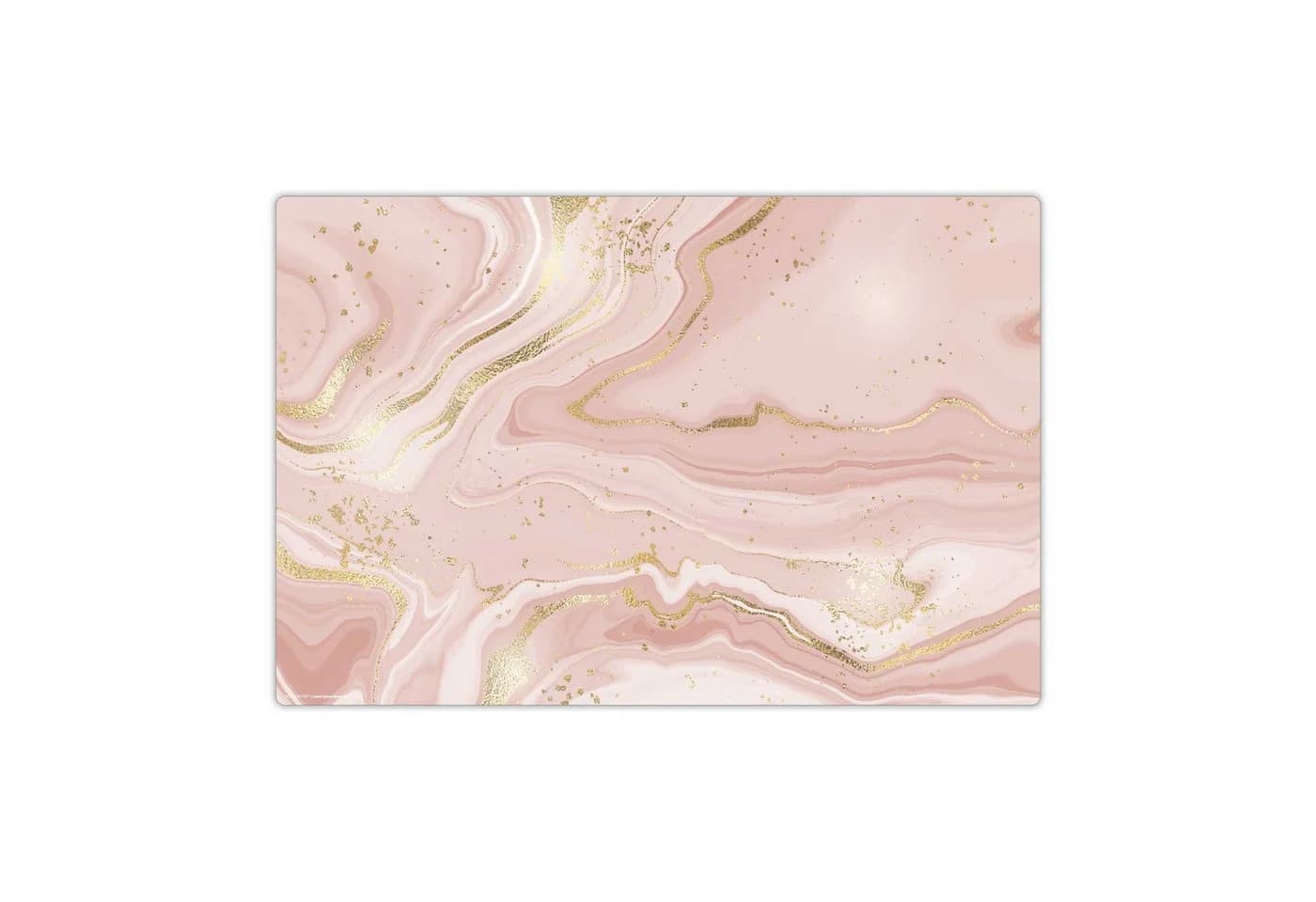 cover-your-desk.de Schreibtischunterlage Rosa Marmor Gold Premium Vinyl - Bild 2