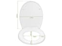 banjado WC-Sitz mit Absenkautomatik White Swirl Bild 4
