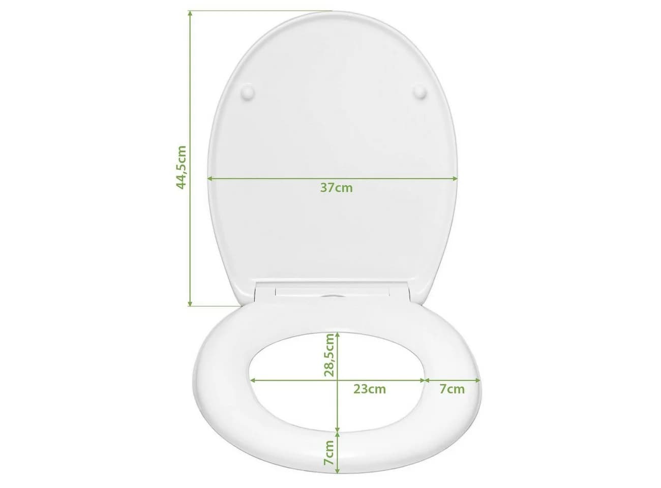 banjado WC-Sitz mit Absenkautomatik White Swirl - Bild 4
