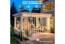 HS.SUPPLY LED-Lichtervorhang Solar Lichterkette Warmweiß 8 Modi Bild 3
