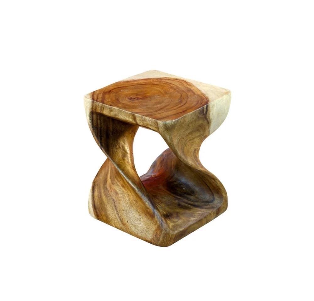 Kinaree Beistelltisch TWIST Suar Holz Massivholz Braun - Bild 3