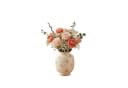 Norvéa Home Deko-Vase mit Herzmuster aus Keramik kleine Blumenvase Bild 2