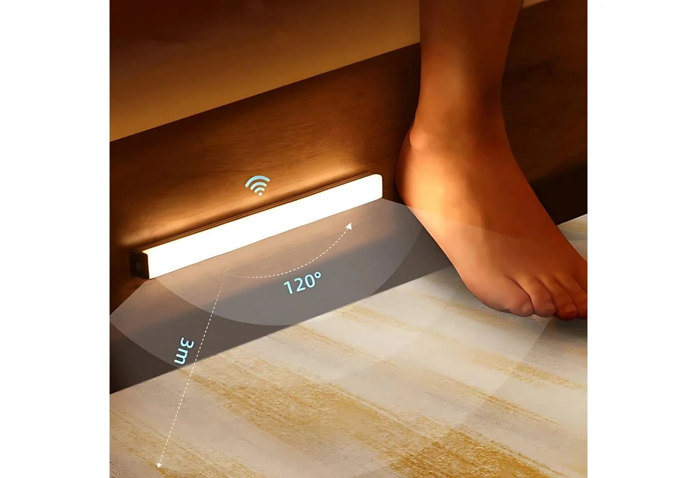 HS.SUPPLY LED Lichtleiste mit Bewegungssensor, 3 Farbtemperaturen - Bild 2