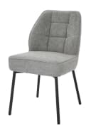 YOZI Esszimmerstuhl Polsterstuhl Beige/Grau Taschenfederkern Metallbeine Bild 4