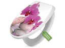 banjado WC-Sitz mit Absenkautomatik Motiv Orchidee Weiß Bild 2