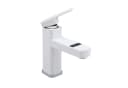 HS.SUPPLY Digitaler Wasserhahn mit LED-Temperaturanzeige Schwarz/Weiß Bild 5