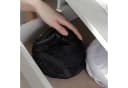 HS.SUPPLY Wäschekorb Netz Faltbar Mesh Korb Schwarz Bild 3