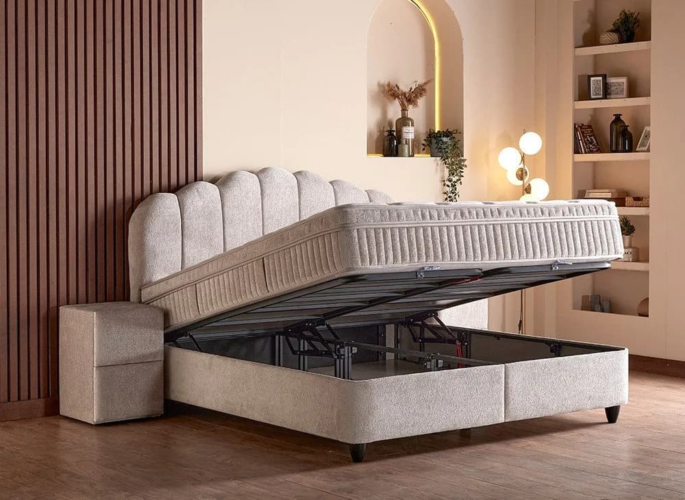 abc bedding Boxspringbett CALI mit Bettkasten und Matratze - Bild 4