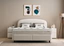 abc bedding Boxspringbett FANCY Samt Velours mit Bettkasten Bild 1