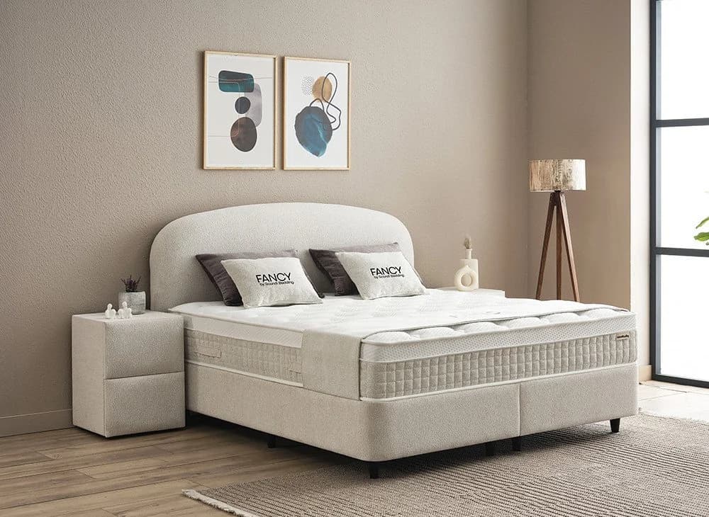 abc bedding Boxspringbett FANCY Samt Velours mit Bettkasten - Bild 2