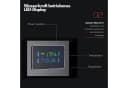 LuxaSteel Regendusche Schwarz mit LED-Beleuchtung & Wasserfallfunktion Bild 4